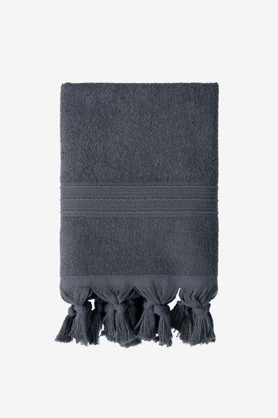 Barine Βαμβακερή πετσέτα Anthracite Merlin - 100x180