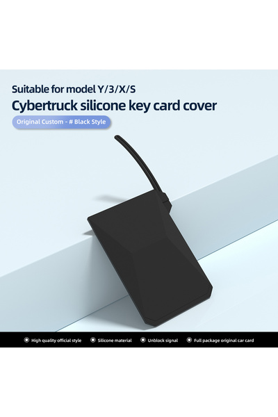 Choice غطاء سيليكون M3YXS-CYBET06BLACK LUCKEASY لبطاقة مفتاح تسلا موديل 3 و Y...