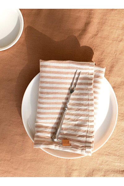 Barine Taba Linen Набір серветок з 2 смужками - 45x45