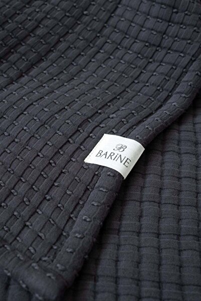 Barine Vega Dolgulu Yatak Örtüsü Antrasit