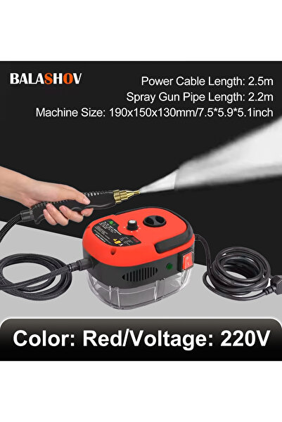 Choice منظف بخار أحمر 220 فولت لتكييف الهواء وغطاء المطبخ والمنزل/منظف بخار ا...