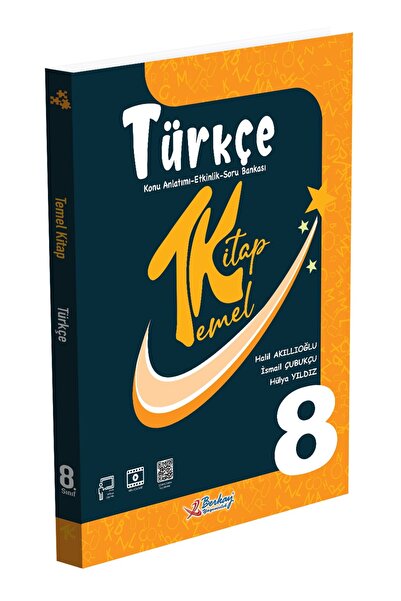 Berkay Yayıncılık 8. Sınıf LGS Türkçe Temel Kitap / Halil Akıllıoğlu / Berkay...