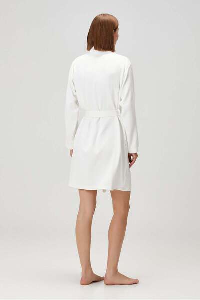 Barine Баклава Бавовняний халат Білий