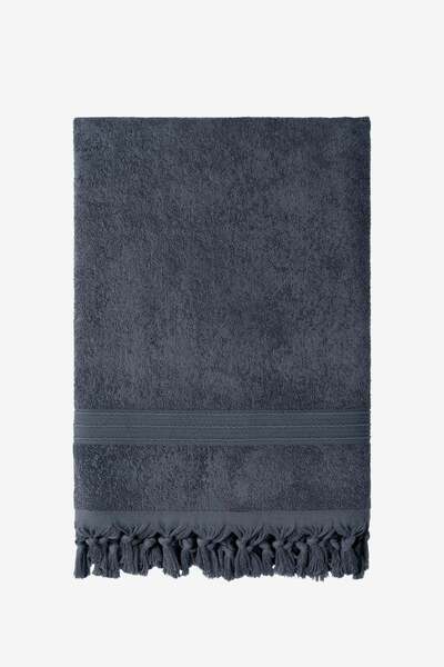 Barine Βαμβακερή πετσέτα Anthracite Merlin - 100x180