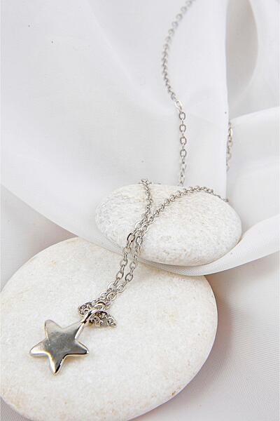 EUROMODA Boxed Star Design Unisex Chain Necklace