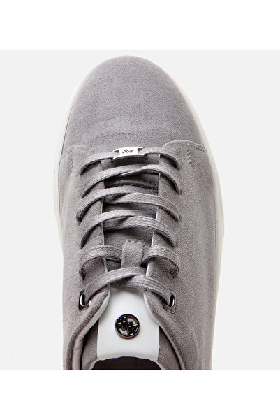 Hotiç Erkek Süet Deri Gri Ultra Hafif Tabanlı Spor Ayakkabı