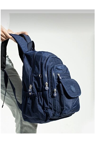 H&D COLLECTİON Водонепроникний тканинний рюкзак з мавпочкою в подарунок для школи та подорожей 8866