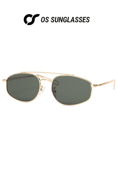 OS Sunglasses Ochelari de soare Detroit Petrol Green pentru bărbați și femei