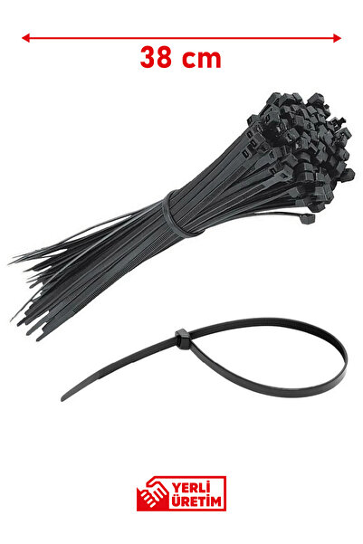 Mena Rise رباط كابل زينيث 8x380 أبيض اللون |   100 قطعة - مشبك فيلكرو بلاستيك...