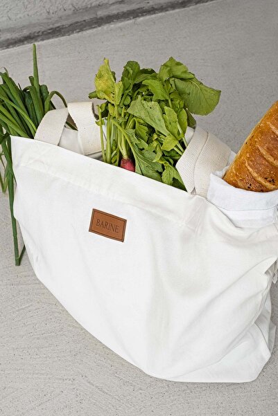 Barine Ecru Tote Bag - 54X43