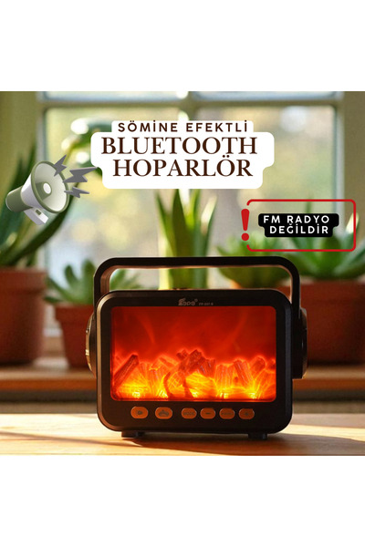 sudora FP-337-S Şömine Görünümlü Bluetooth Hoparlör