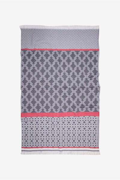 Barine Marinero Жаккардовий бавовняний пештемаль синій 90x165