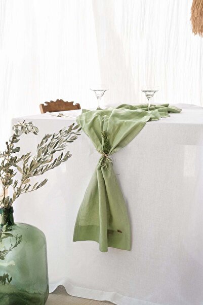 Barine Runner de lenjerie verde mentă - 45x160