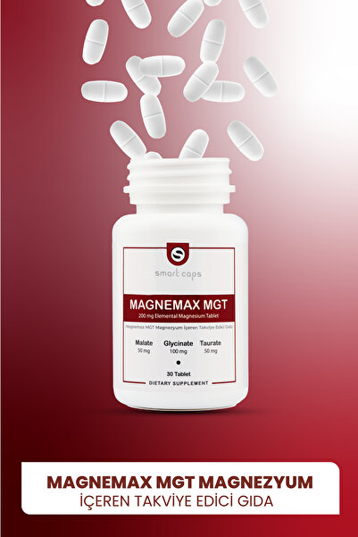 Smartcaps Magnemax Mgt Magnezyum Kompleks 30 Kapsül