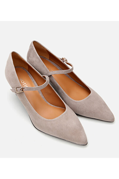 Hotiç Women's Leather Mary Jane Mink Stiletto