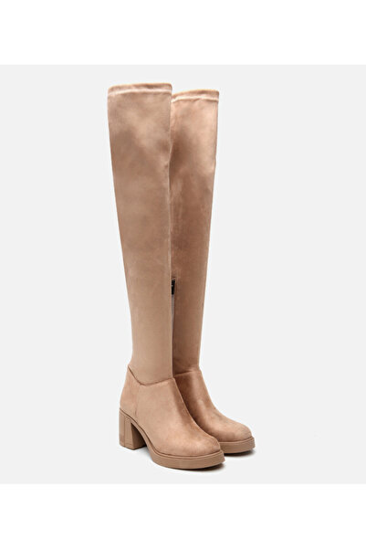 Hotiç Women's Mink Over-The-Knee Boots