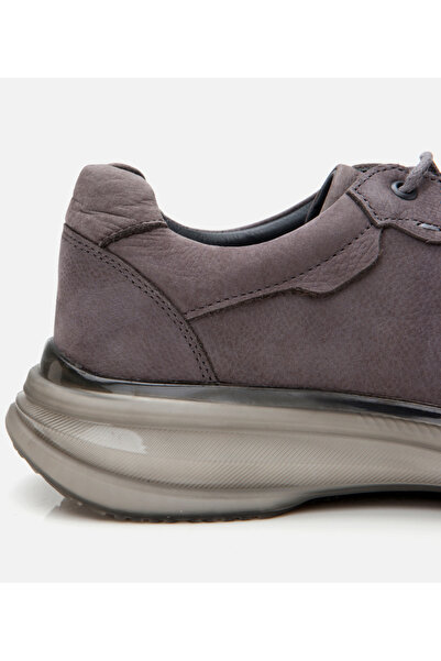 Hotiç Erkek Nubuk Deri Gri Spor Ayakkabı