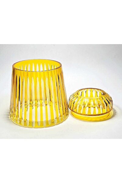 Kristal Market Handmade Cut Crystal Mercury Vertical Pattern Decorative Presentation Holder Indoor Napkin Holder