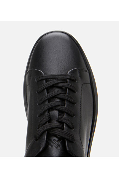 Hotiç Men's Leather Black Sports Shoes