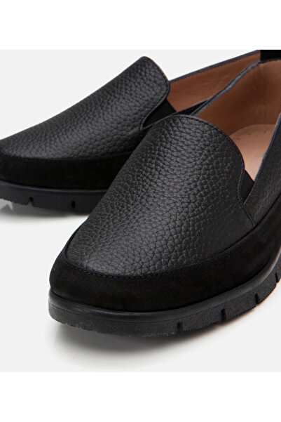 Hotiç Жіночі шкіряні чорні лофери