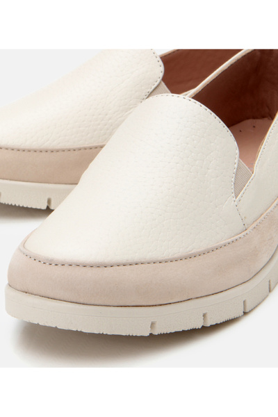 Hotiç Kadın Deri Bej Loafer