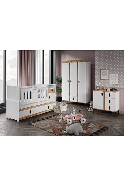 PATİKO ROSE BÜYÜYEN BEBEK ODASI TAKIMI MEŞE