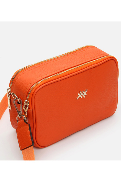Hotiç Women's Leather Orange Mini (Crossbody) Bag