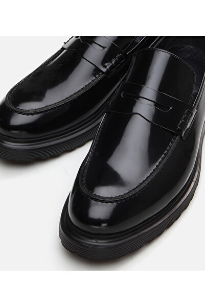 Hotiç Erkek Deri Siyah Loafer