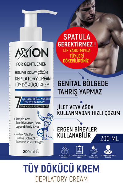 Genel Markalar Pratik Tüy Dökücü Ve Azaltıcı 200 ml - Erkek SPATULA GEREKTİRMEZ