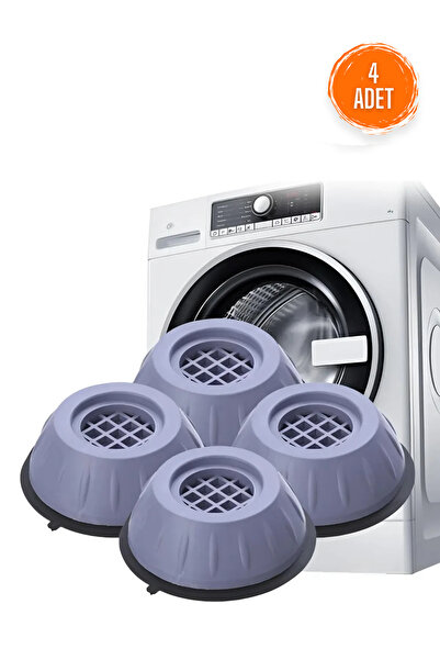 Fresh Moon Suport pentru electrocasnice albe, 4 bucăți, picior pentru mobilă, ridicător pentru mașină de spălat vase, suport anti-vibrații