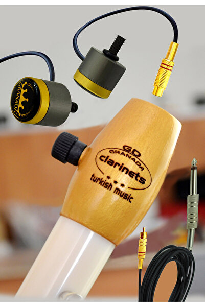 Granada Klarnet Mikrofonu Kablo Ve 68 Mm Ağaç Baril