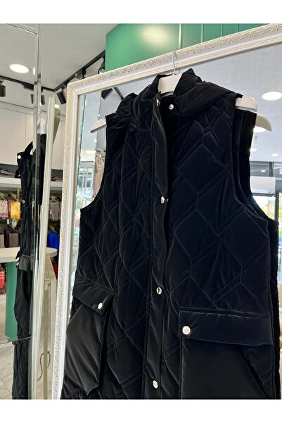 MERAM BUTİK Nurgün Inflatable Vest - Black - 42