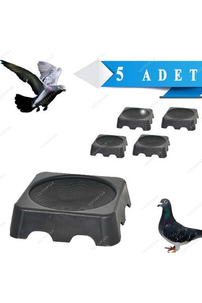 Endiket Kare Yumurtalık Folluk Güvercin Tavuk Folluğu Kare Folluk 5 Adet Yumurtalık Yuva Plastik Pigeon