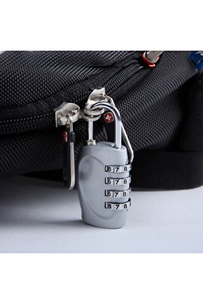 Weather Forecast 25 mm 4 Combination Resettable Cabinet Luggage Bag Lock Padlock Cin538Slv