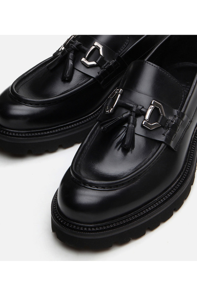 Hotiç Erkek Deri Siyah Loafer