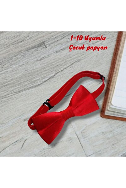 Algitsin O L A Çocuk Papyon Kırmızı 1-10 Yaş