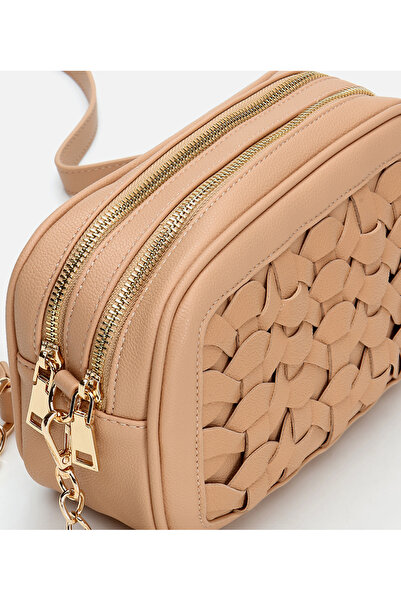 Hotiç Women's Beige Mini (Crossbody) Bag
