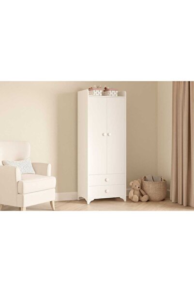 PATİKO FURNİTURE SWİNG BDLP 048 2 KAPILI DOLAP BEYAZ
