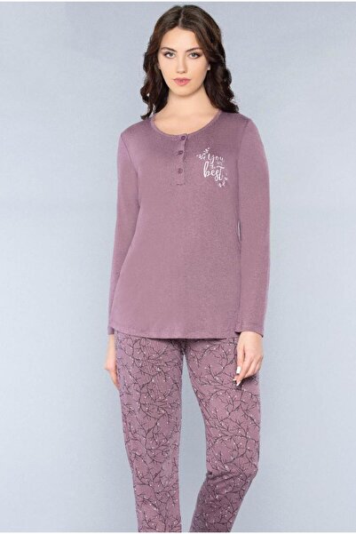 Alperi Long Sleeve Seasonal Pajama Set Viscose 790-53