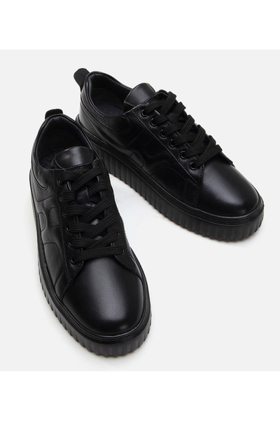 Hotiç Erkek Deri Siyah Günlük Ayakkabı
