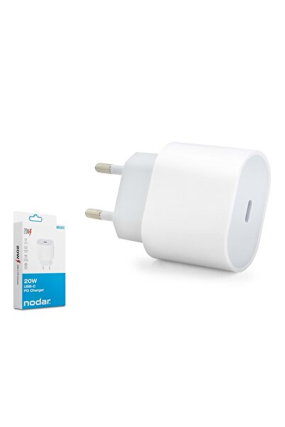 ND1011 Type-C PD Hızlı Şarj Adaptörü 20W Beyaz