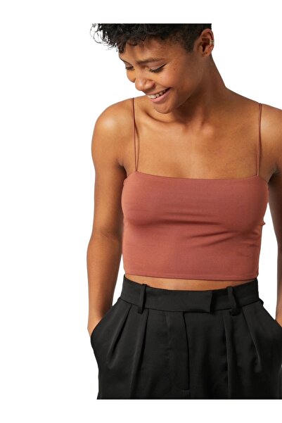 MAMAYAGA Жіночий елегантний кроп-топ на бретельках