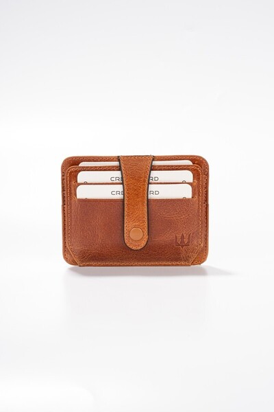 Getto Deri Vento Hakiki Deri Çıt Çıtlı Kişiye Özel İsim Baskılı Cüzdan