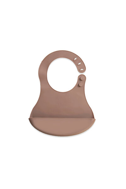 Babyjem 718 Mini silikonová zástěra Latte