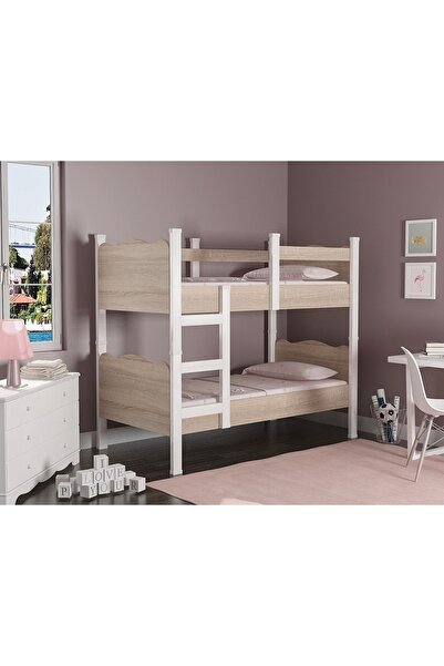 Patiko Furniture Mdf Ayaklı Ayrılabilir Ranza (90X190)