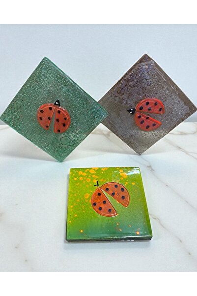 RENK YAPI RÜYASI Cam Banyo Gideri Kapatıcısı, 12*12, Dekoratif Süzgeç Kapağı,...