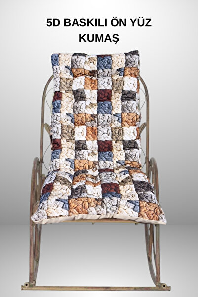 MoMMe Perna pentru Scaun Balansoar - Perna Banci Imprimare 5D 50x120 Cm