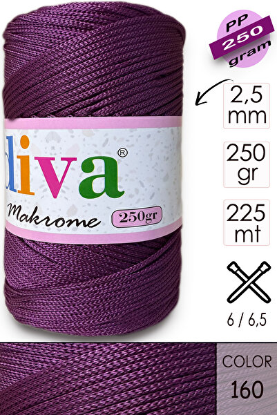 Diva İplik Поліп Макроме 250 г 160 Мюрдюм