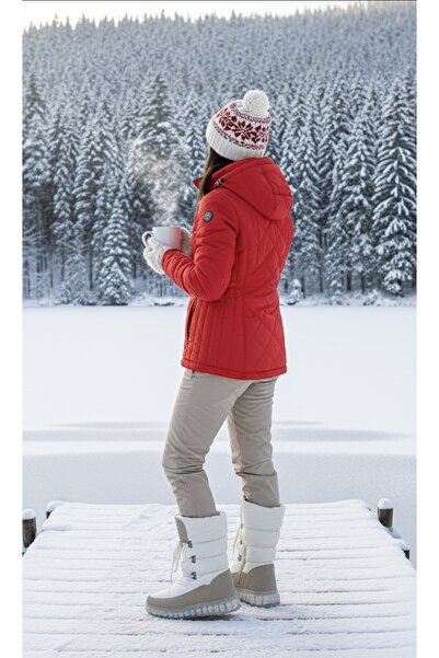 37Numara BÜYÜK NUMARA KAR BOTU 42-43-44-45 BEJ