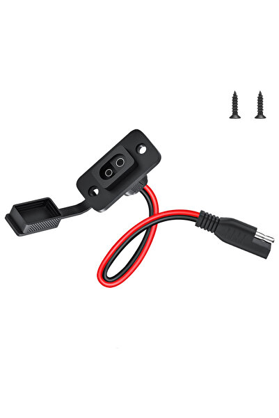 Choice B 0.3m 12AWG 1PC Gadpow 30CM 12AWG SAE Cable Connector Car Battery Exp...